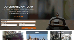 Desktop Screenshot of joycehotelportland.com